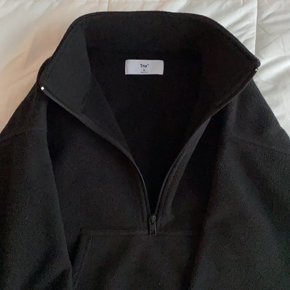 SOLD: TNA polar fleece 1/2 zip sweater - Picture 2 of 5
